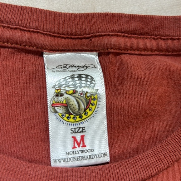 Y2k Ed Hardy rhinestone top - Picture 4 of 8